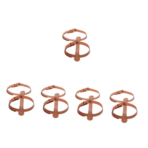 Sosoport 5 Piezas Correas para Esterilla De Picnic Estera De Picnic Almohadilla Mantas Frío Alfombra De Pícnic Kiosko Acampar con Lona Estufa De Camping Carpa Coffee Aleación De Aluminio
