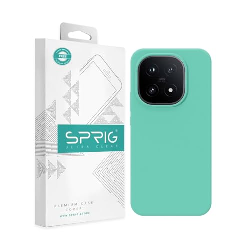 Image of SPRIG Compatible with IQOO 15 5G SilkTone Silicone Back Cover Drop Tested Shock Proof Mobile Case for Men, Women, Boys and Girls with Camera Protection (Turquoise Blue)