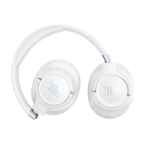 JBL Tune 780NC, Kabelloser Over-Ear-Kopfhörer mit Noise-Cancelling, Weiß – Ansicht 8