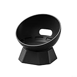 Trayneel Silicone Desktop Holder for Echo Dot 5th and 4th Gen, Black - Space-Saving Speaker Base Mount with Scratch Protection and Enhanced Audio Performance(black) - Image 2