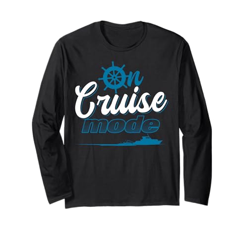 On Cruise Mode Friends Family Matching Cruise Ship Vacation Long Sleeve T-Shirt