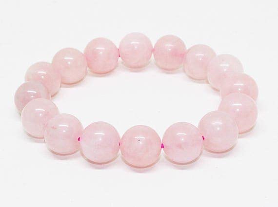 Bracelet amour en quartz rose LKBEADS un symbole de tendresse et de reconnexion à soi