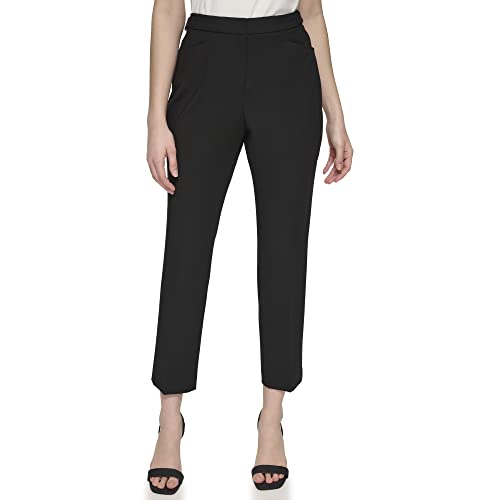 Calvin Klein Women's Woven Flat Pant (Standard and Plus Size)2