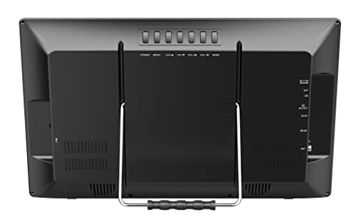 Image of Naxa Electronics NT-1600 Portable 16-inch TV and Digital Multimedia Player with Built-in ATSC Tuner for Over-The-Air HD TV, USB Support, Rechargeable Lithium Battery, AC Power, and DC Car Cord, Black