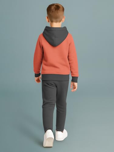 Image of HELLCAT Trendy Co-ords With Hoodie Sweatshirt and Trackpant Clothing Set for Boys