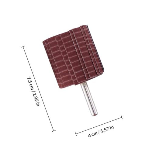 Ruedas de lijado abrasivas de vástago 6mm para taladro herramientas de carpintería 2