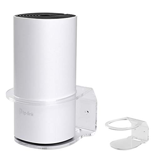 HOLACA Wandhouder voor TP-Link Deco M4 Hele Home Mesh WiFi-systeem, Cord Management Houder voor Deco M4/E4/P9 Zonder rommelige draden Stevige Deco M4 P9Wall Mount Beugel (1Pack)