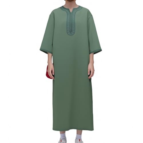 Thobe arabe de style islamique dubaï vêtement traditionnel élégant