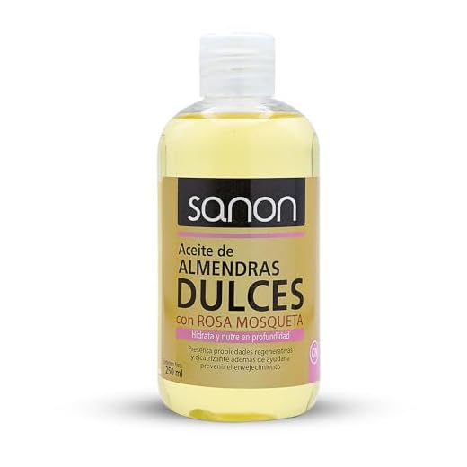SANON - Aceite De Almendras Con Rosa Mosqueta, One size, Vanilla, 250 Mililitro