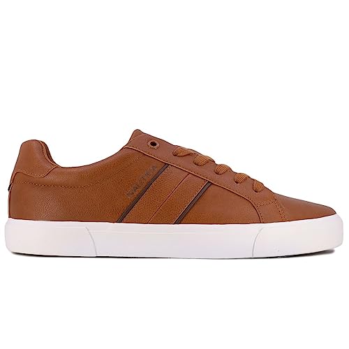 Image of Nautica Men's Casual Lace-Up Sneakers - Classic Low-Top Tennis Fashion Sneakers
