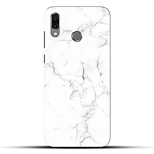 Image of COLORflow Back Cover Compatible with Honor Play | Beautiful White Marble | Designer Printed Hard CASE Bumper Back Cover Compatible with Honor Play