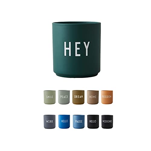 Design Letters Favourite Cup | tasse à café grande Mugs et tasses à thé | Porcelaine mug Cadeau pour lui | Tasse à cappuccino Décoratif | Cadeau pour elle Coupe du matin thé Lait | Hey, 11 Oz
