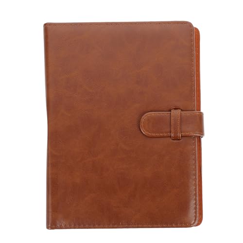 HOODANCOS Mini Leather Photo Album Compact Collection Storage Book for Photos for Weddings Graduations Memories PU Material with Solid Color Design and Collectibles