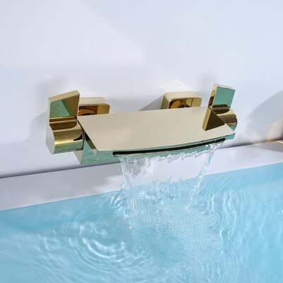 Mitigeur de douche cascade noir en laiton massif style 7 pour salle de bain moderne