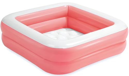 Image of Toy Imagine 3 ft Square Inflatable Pool for Kids - Swimming Bathtub for Toddlers (0-5 Years) | Outdoor Garden Summer Play Pool(Pink)