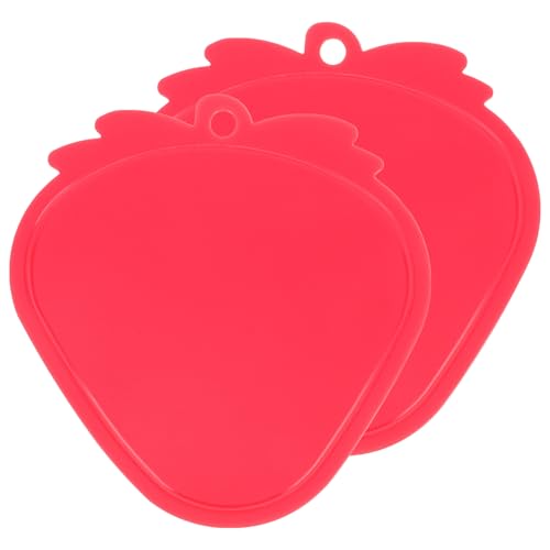 Luxshiny 2-Pack Kids Cutting Board Strawberry Shape...