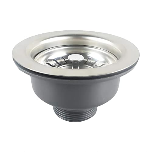 Bar Cucina Scarico Lavello Presa Scarico Del Lavandino Cesto Tappo Colino, ø 110mm 1½', Acciaio inossidabile