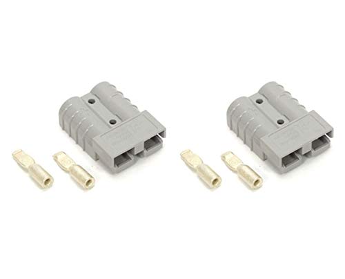 Surcle Anderson Double Pole 50A Plug Connector (Grey 1 Pair) (B08YWSXLZN) Amazon Price History, Amazon Price Tracker