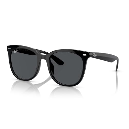 Ray-Ban RB4379D 601/87 55MM Black/Dark Grey Square Sunglasses for Men for Women