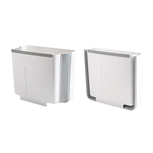 NAKELUCY Contenedor de Basura Colgante para Puerta gabinete Cocina, Cubo Plegable montado...