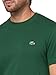 Lacoste Men's Crew Neck Short Sleeve Regular Fit Classic T-Shirt, Green, Large