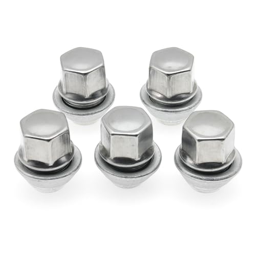 Pernos de rueda de acero para Ford Fiesta y C-Max, kit de 10 tuercas M12x1.5 de 19 mm 3