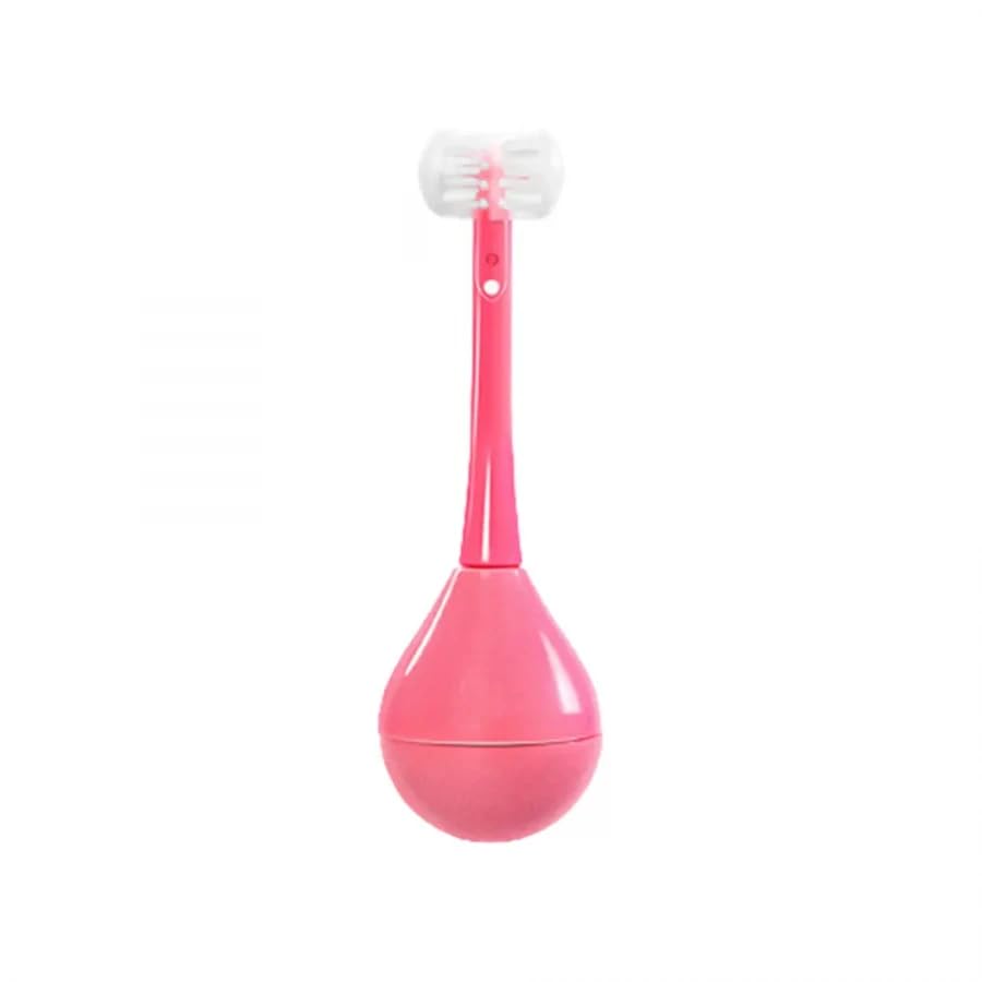 BERONE 3 Sided Childenrs Toothbrush Pink-image-9