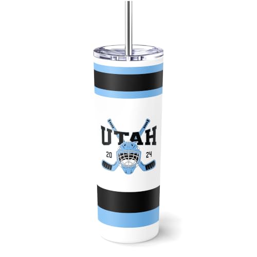 Image of ANTKING Utah Tumbler 20oz Travel Mug Custom Name Number Gifts | Stainless Steel Insulated Coffee Cup for Men Women