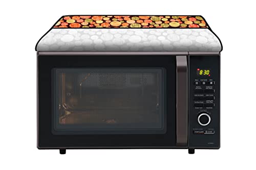 Image of Stylista Microwave Oven Cover for LG 32 L Convection MJ3286BRUS Abstract Pattern Multi Color