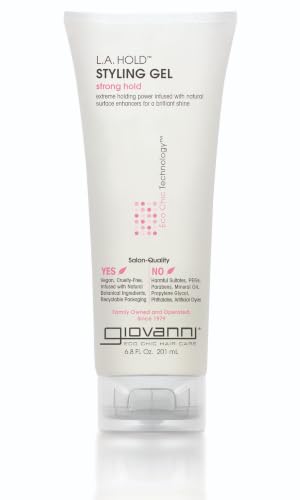 Image of Giovanni Organic Hair Gel-L.A. Natural Extra Firm Holding (6.8 oz Gel)
