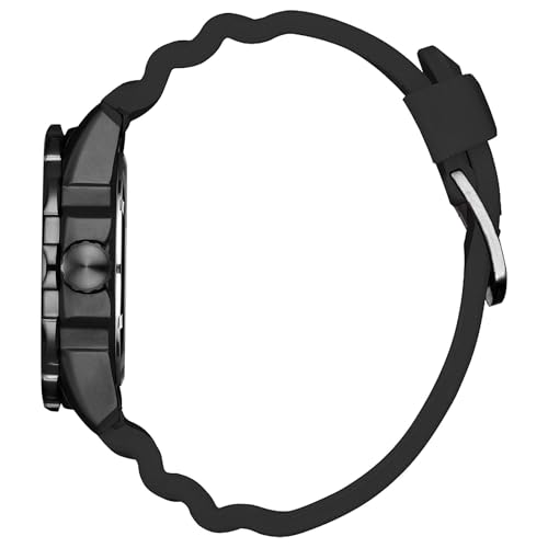 Image of NORTH EDGE Solar Powered Aviation Women Men's Watch, 50M Waterproof, Luminous Dial, Silicone Strap (46mm), Modern