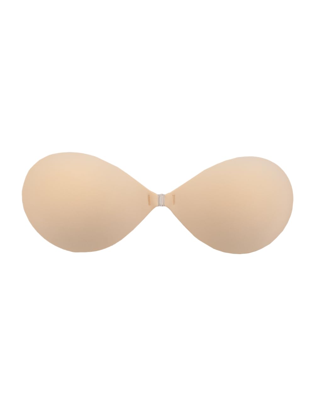 Bye Bra Invisible Bra, Adhesive Bra, Push Up Bra, Backless and Strapless Bra, Sticky Bra, Stick On Bra, Reusable, Cup: A-E (UK, Cup & Band, C, Beige)