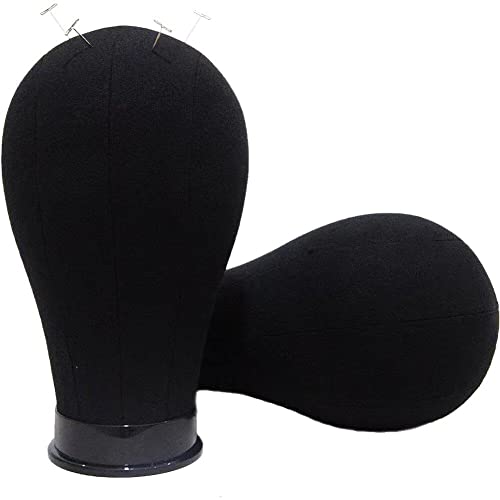 Cabezal de bloque de lona de 22 pulgadas para pelucas y extensiones 4