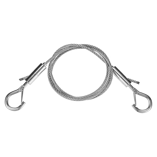 Image of M METERXITY 1-Pack Adjustable Picture Hanging Wire Kit, 1mx4mm Mirror Hanging Wire, Holds Up to 882lbs(400kg) 3.3FT Picture Frame Wire for Billboards /Basket /Flowerpot