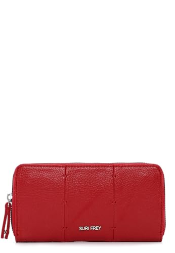 Portefeuille rouge Dorothy de voyage avec zip intégral pour femme