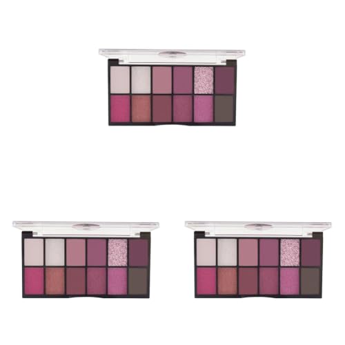 Image of MARS 12 Shades Dance of Joy Eyeshadow Palette | Highly Pigmented and Blendable | Multicolor | Matte and Shimmer Finish (13.2g) (01-Multicolor) (Pack of 3)