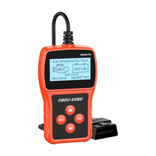 EDEDE Auto Diagnosi OBD, Strumento di diagnosi guasti Auto Strumenti di diagnostica del Motore Auto Scanner OBD2 Lettore di Codici Dati in Tempo Reale Supporto di più Lingue per Auto
