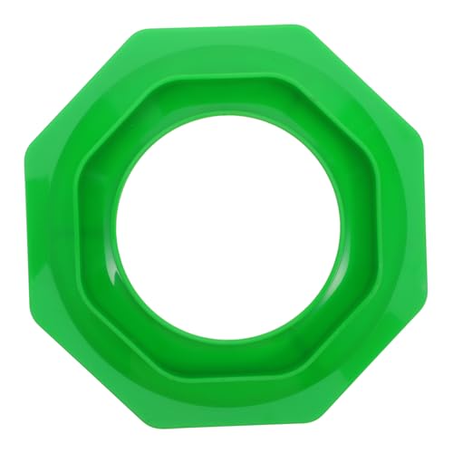 DOITOOL Universal Bowling Ball Sanding Pad Holder for Ball Resurfacing and Surface Preparation Portable Plastic Frame with Stable Construction Green Sanding Accessory
