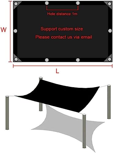 Tissu d'ombrage 75% aluminium avec œillets bâche sur mesure