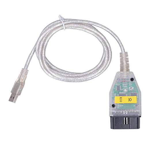 Aumotop Cable K+DCAN de Diagnóstico de Coche, Interfaz USB con Interruptor para Serie 1 E81 E82 E83 E87 E88, Lectura y Eliminación Errores, Programación Sencilla del Controlador para