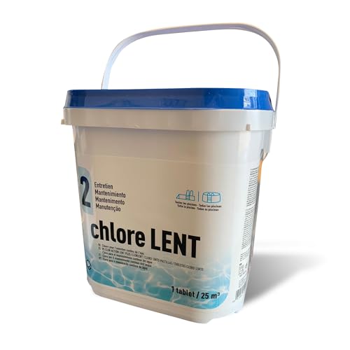Gre 90010L Chlore Lent – Eco Chlore lent, pastilles de 250 g – 5 kg