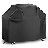 Grill Abdeckhaube, Gasgrill Abdeckung 600D Oxford Gewebe, reißfest, UV und wasserdicht, Grillabdeckung passend für Weber Char-Broil Nexgrill Brinkmann und mehr (145 x 61 x 117 cm)