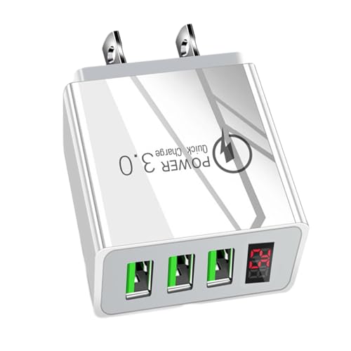 Bloque De Cargador De Pared USB, Bloque De Cargador Rápido USB, Bloque De Cargador De Pared USB Cargador De Pared USB De 3 Puertos Cubo De Carga USB Estación De Carga USB Multipuerto Bloque De Carga D