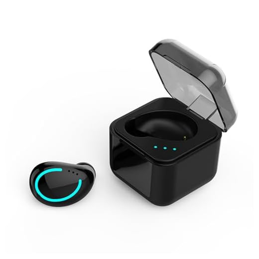 Mini Bluetooth Earbud, X11U Wireless Earphone Invisible Headphone in-Ear Headset Earpiece Built- in Microphone with Magnetic USB Charger for iPhone Samsung Smartphone (Nude)