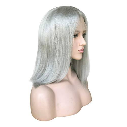 image for BESFOR Short Bob Wig 13x4 Frontal Lace Wigs for Black Women Deep Middl