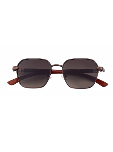 Image of Classic Men's Sunglasses Fashion with Wooden Frame Shades UV Protection Lens(2A670)