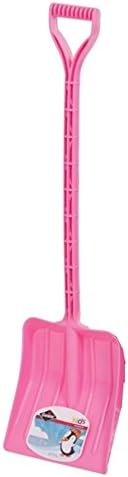 Garant Kids Poly Snow Shovel - Square Point - Blade Size 9" x 10-3/8" - Plastic - Pink