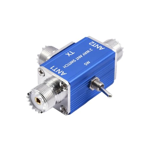 Conmutador coaxial CB y Ham de 2 vías con conector SL-16 para antenas de alta frecuencia 100W