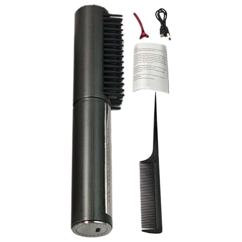 Brosse lisseuse sans fil rechargeable avec 4 températures réglables