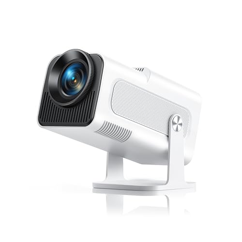 TOPTRO Mini-Beamer 4K Full HD 1080P mit Auto Keystone, 22000 Lumens LED-Projektor, 270° Drehbar...
